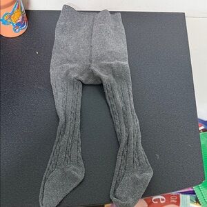 Cozy Gray Kids' Tights